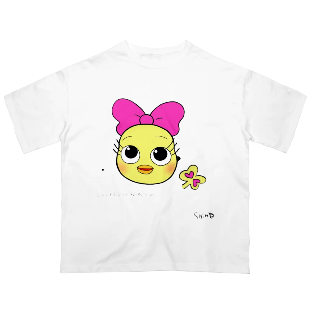 chouchouのはーいヒピー オーバーサイズTシャツ