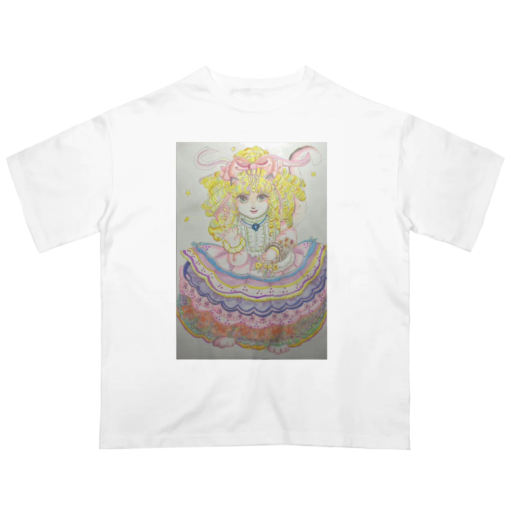 artswitchのネコのナナコさん Oversized T-Shirt