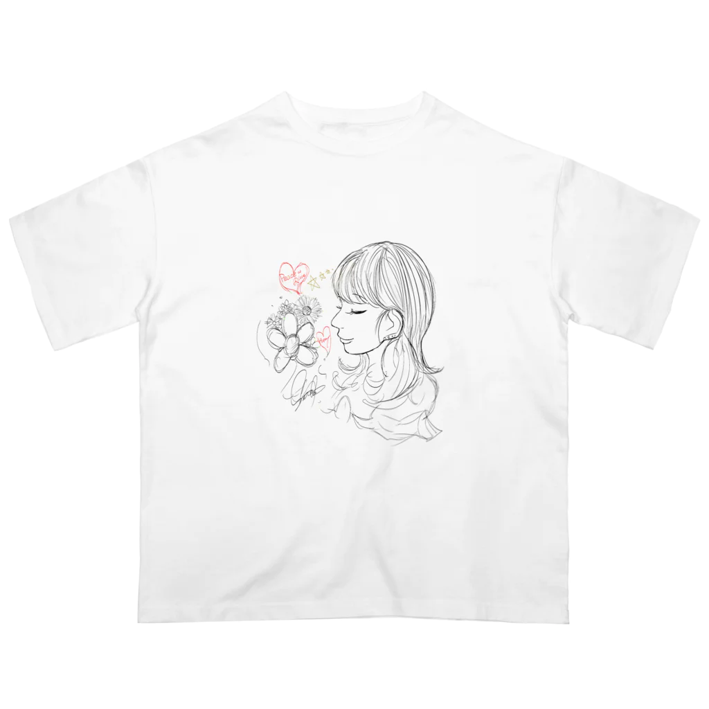 愛と平和とSHOW'SHOPの愛と平和でSHOW服 オーバーサイズTシャツ