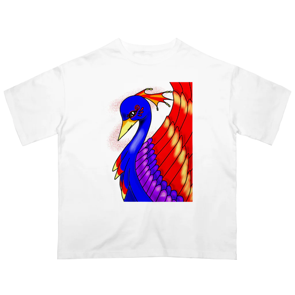 greetenの不死鳥アート  幻想世界 Oversized T-Shirt