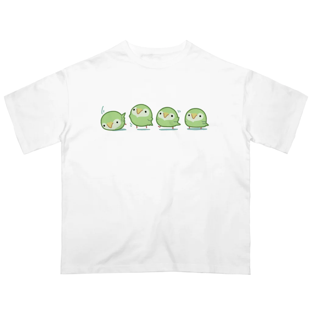 うさやの空も飛べるはずと頑張るカカポ Oversized T-Shirt