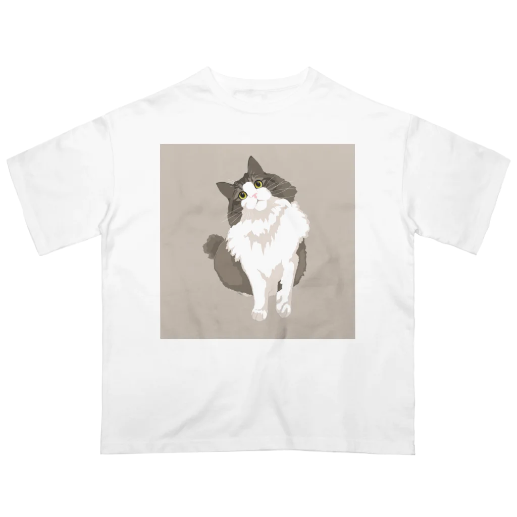 猫のイラスト屋さんのrin オーバーサイズTシャツ