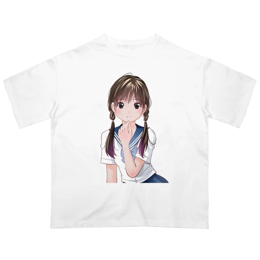 yanchikiのオリキャラグッズ店の夏木　真理弥 オーバーサイズTシャツ