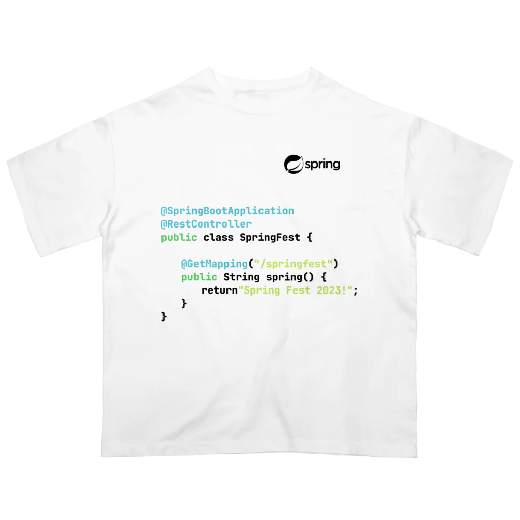 JSUGのSpring Fest 2023 T-shirt Light Mode Oversized T-Shirt