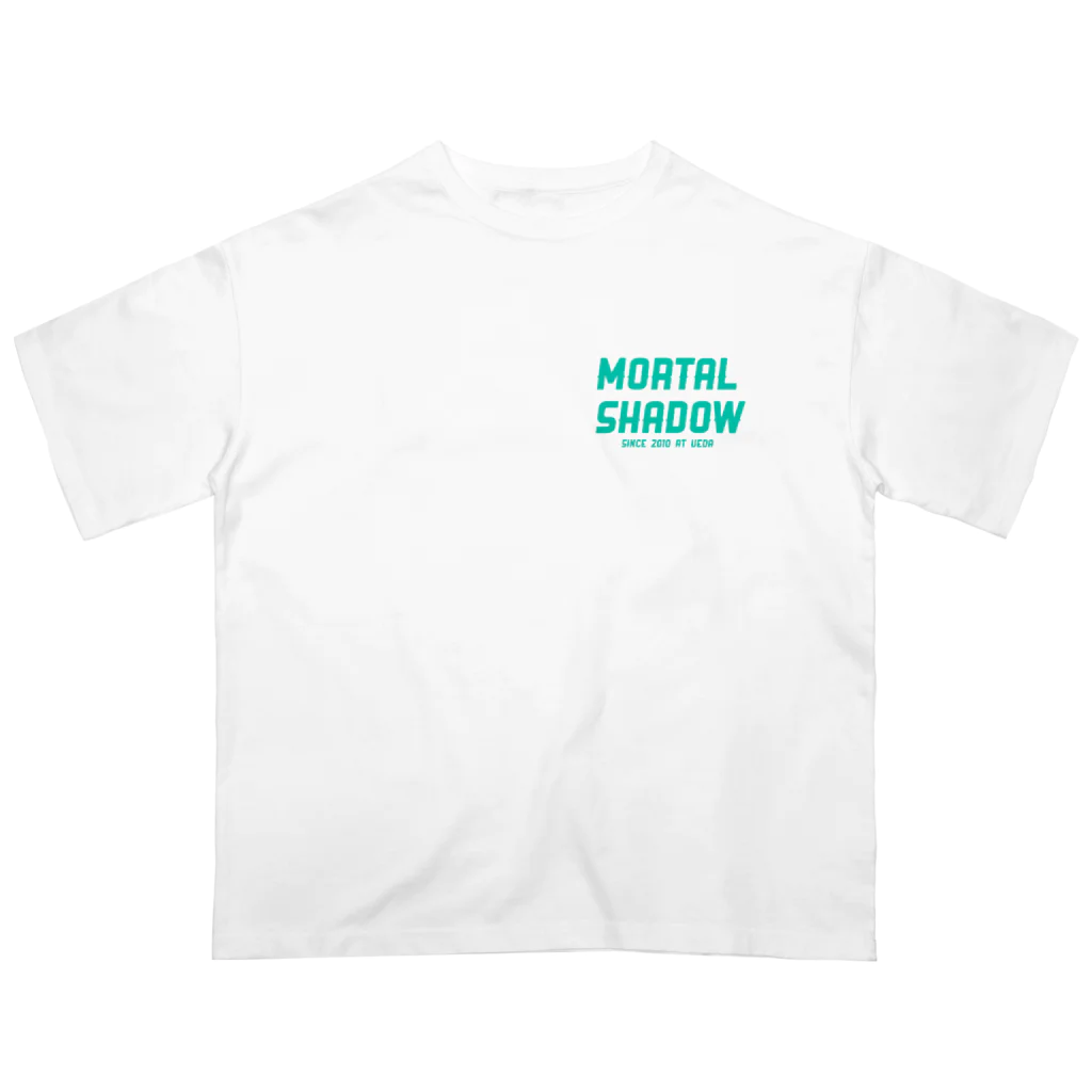 MORTAL SHADOW BANDのMORTALエメグリロゴ　ビックシルエットtシャツ Oversized T-Shirt