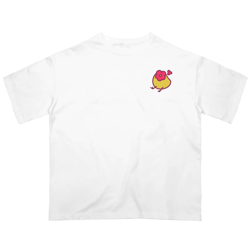 枝須エイチのひよこちゃん オーバーサイズTシャツ