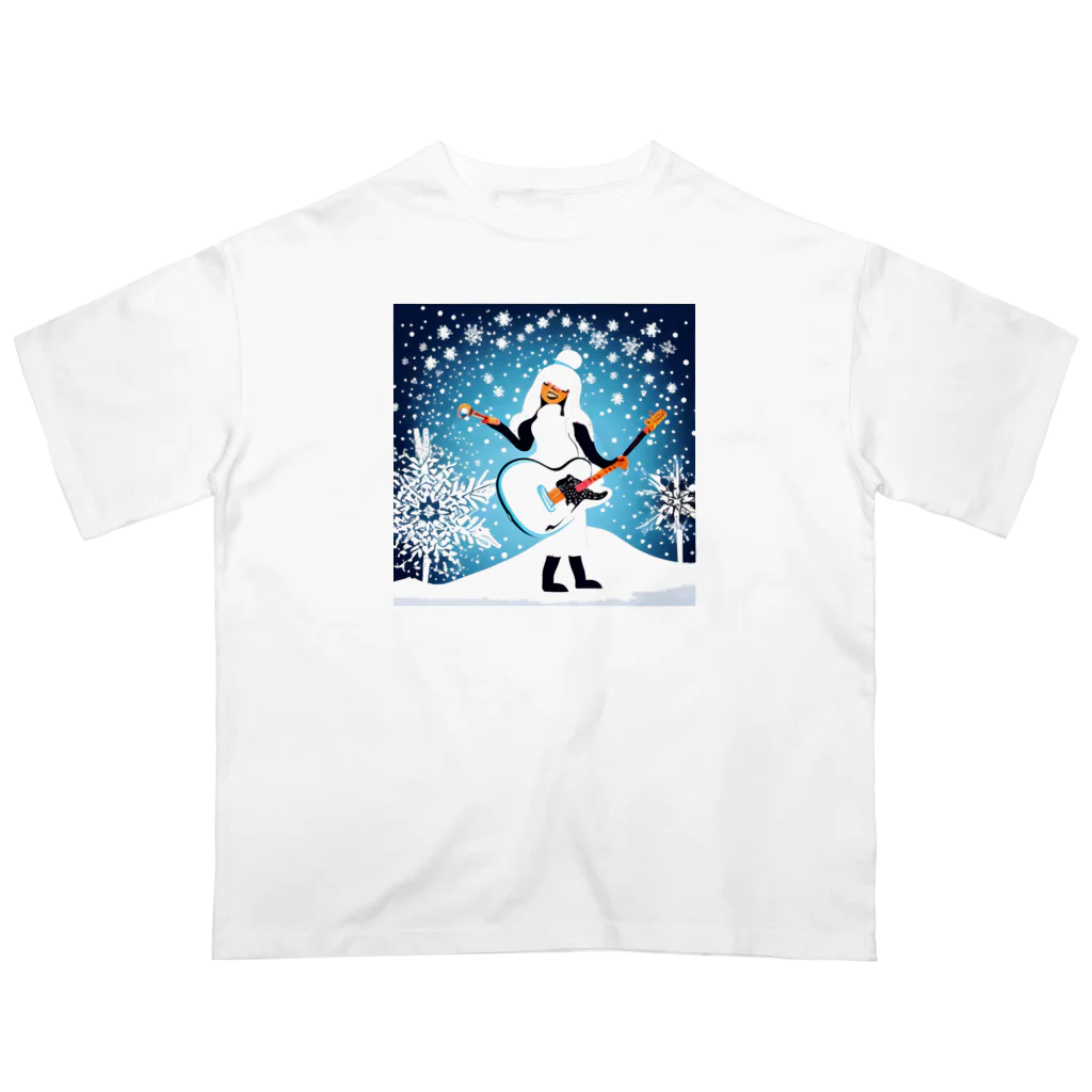 Alacarteのロックな雪女♪ オーバーサイズTシャツ