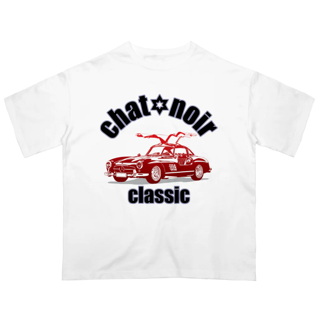 chat noirのchat noir classic series car オーバーサイズTシャツ