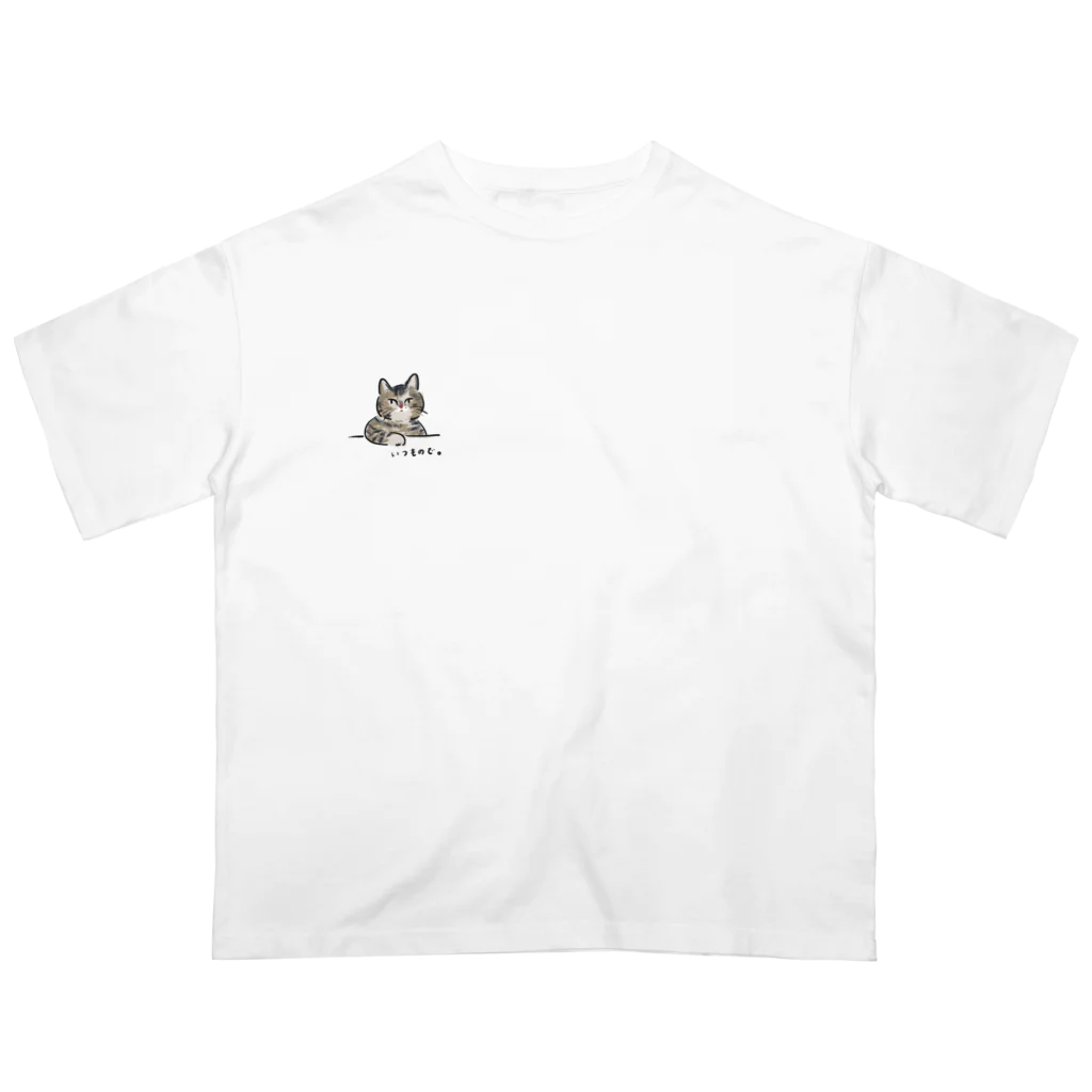 ネコノートショップ（neco-note shop）のつぼみ（WASAO） Oversized T-Shirt