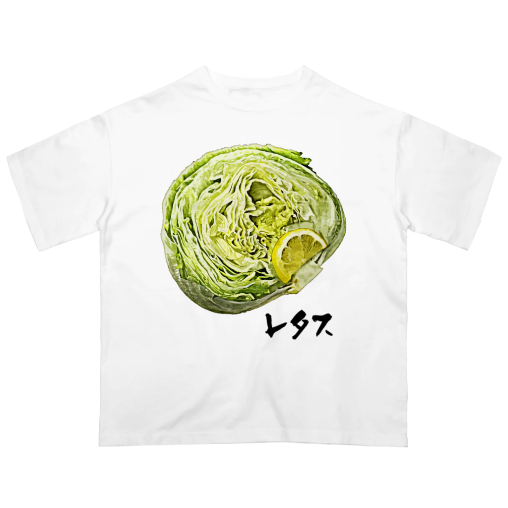 脂身通信Ｚのレタス（半分）_999999 オーバーサイズTシャツ