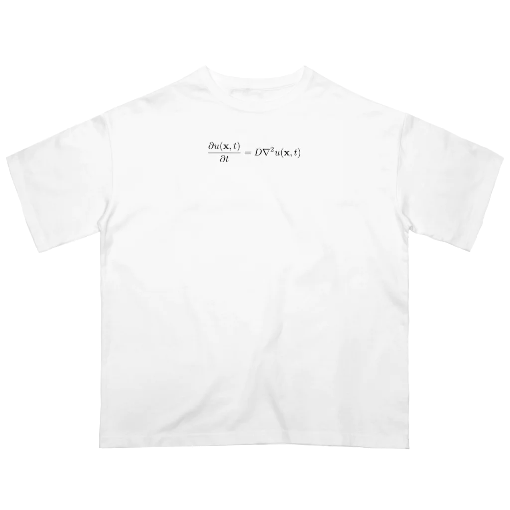 理系ファンクラブの拡散方程式 - Diffusion equation -  オーバーサイズTシャツ