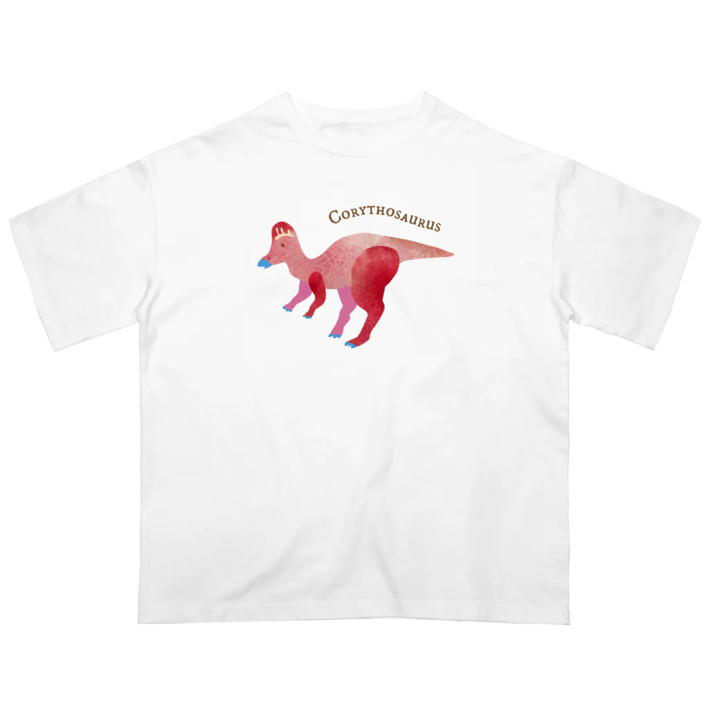 NANAHOSHI64のゆるコリトサウルス オーバーサイズTシャツ