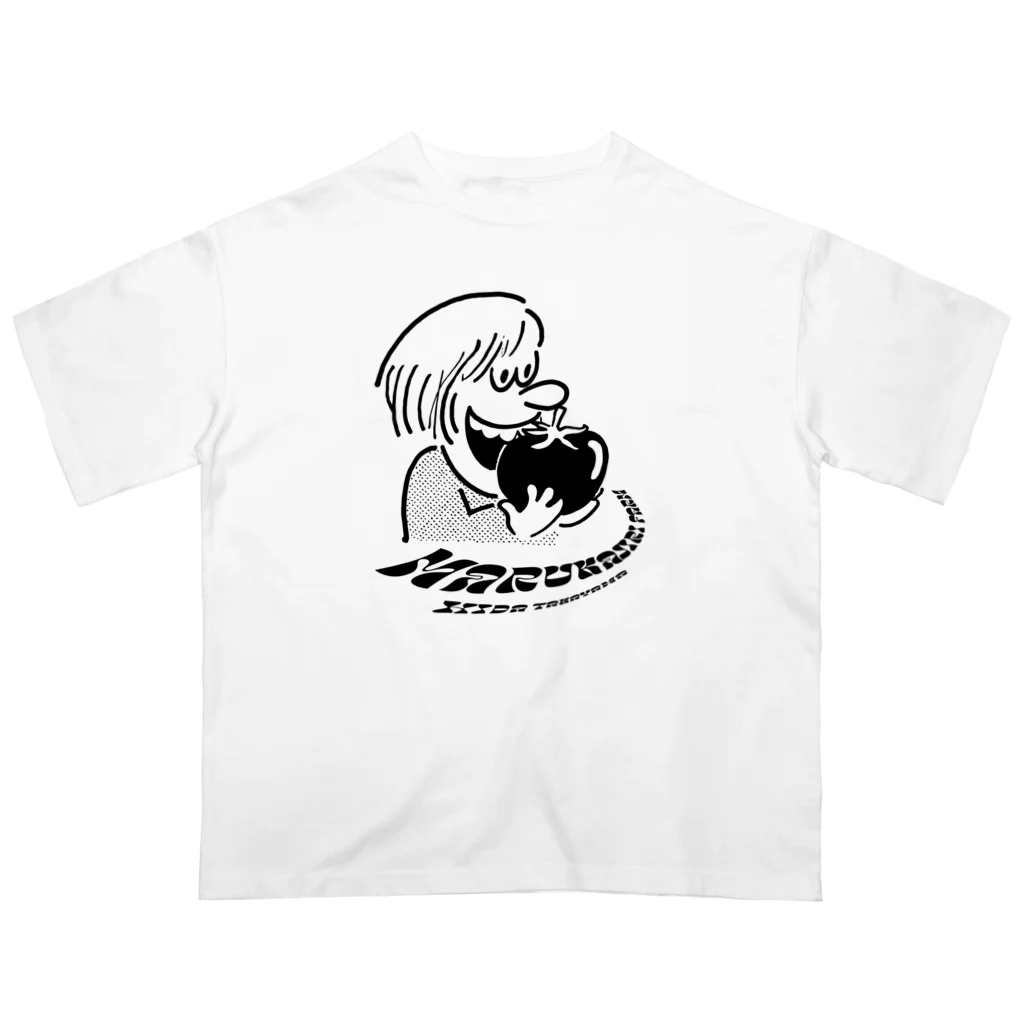 まるかじり農園のまるかじりおじさん Oversized T-Shirt