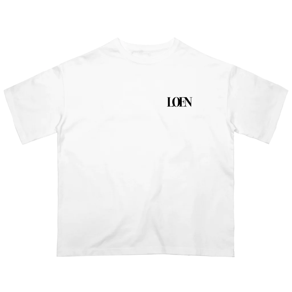 LOENのLOEN ロゴT [Black/White] オーバーサイズTシャツ