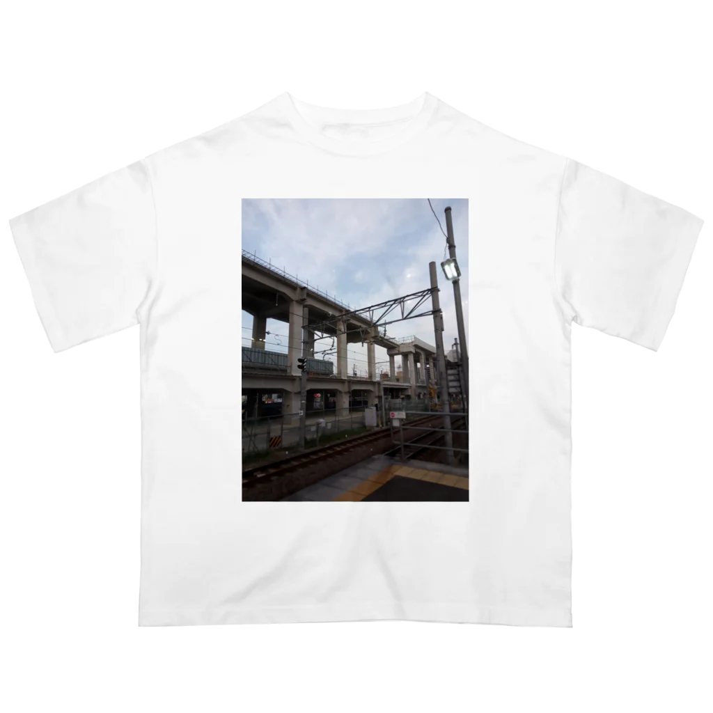 19820909の知立駅 オーバーサイズTシャツ