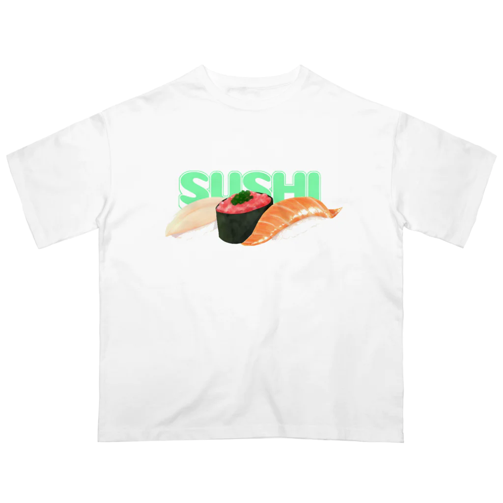 しのてーりのSUSHI Oversized T-Shirt