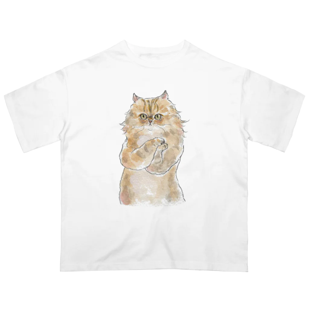 トコロコムギのおねだりにゃんこ Oversized T-Shirt