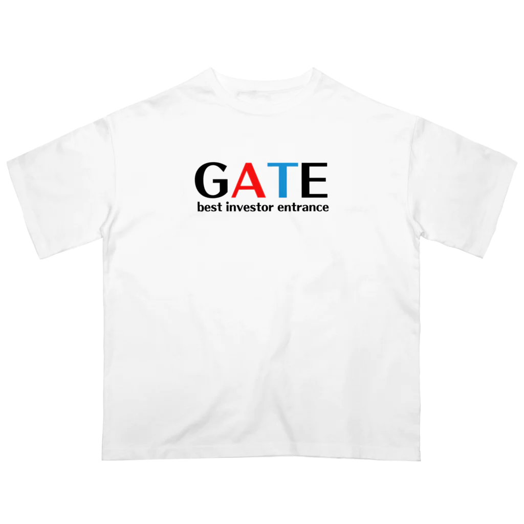 GATE【公式】のGATE（文字色　黒） オーバーサイズTシャツ