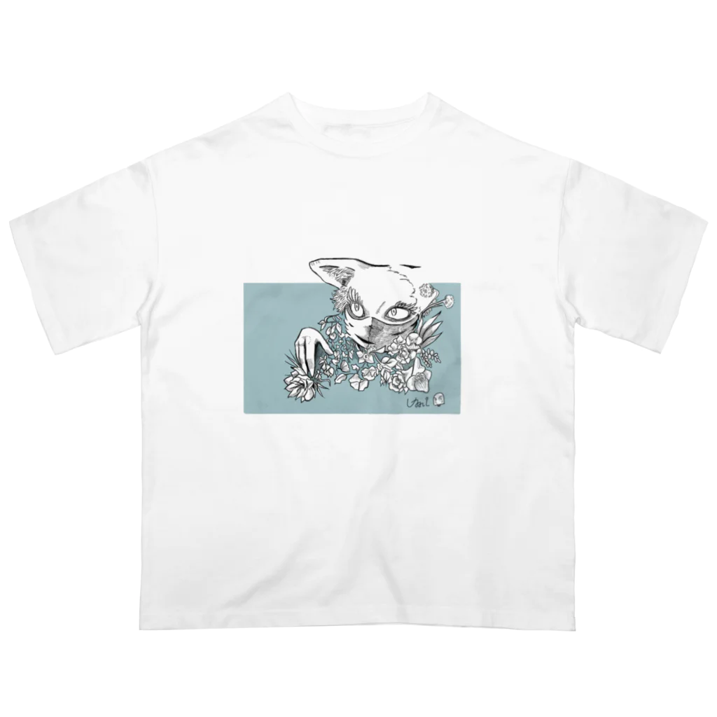 海の怪猫 Oversized T-Shirt