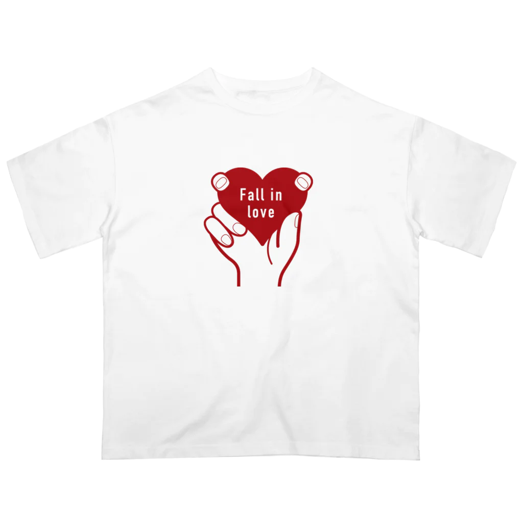 t-shirts-cafeのFall in love オーバーサイズTシャツ