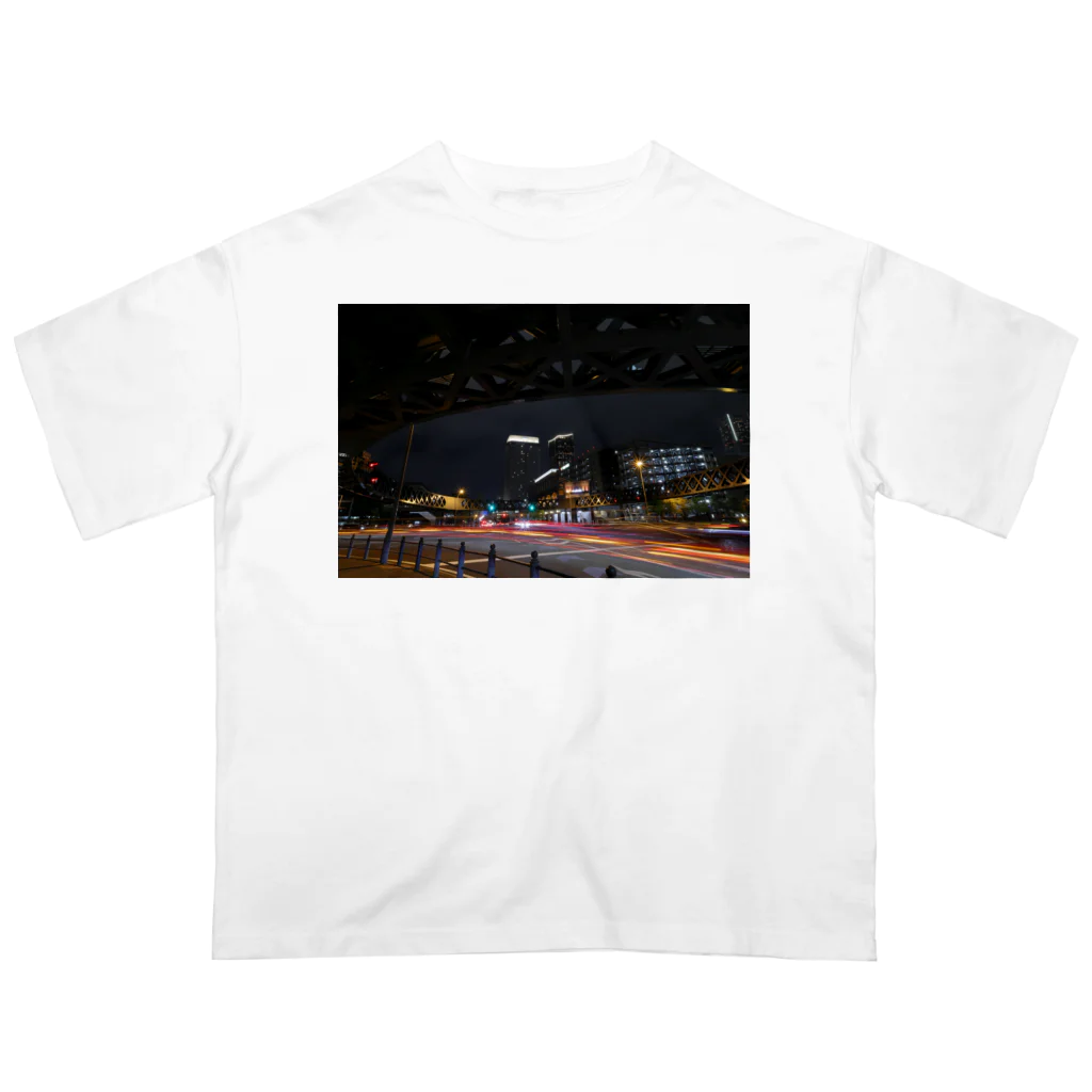 nokkccaの光跡 - Junction Light trail - Oversized T-Shirt