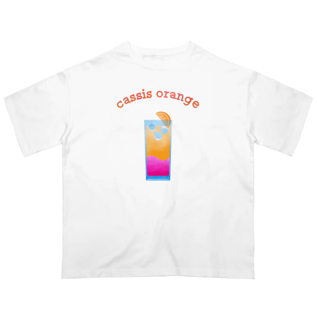 にじみ屋のカシスオレンジ Oversized T-Shirt