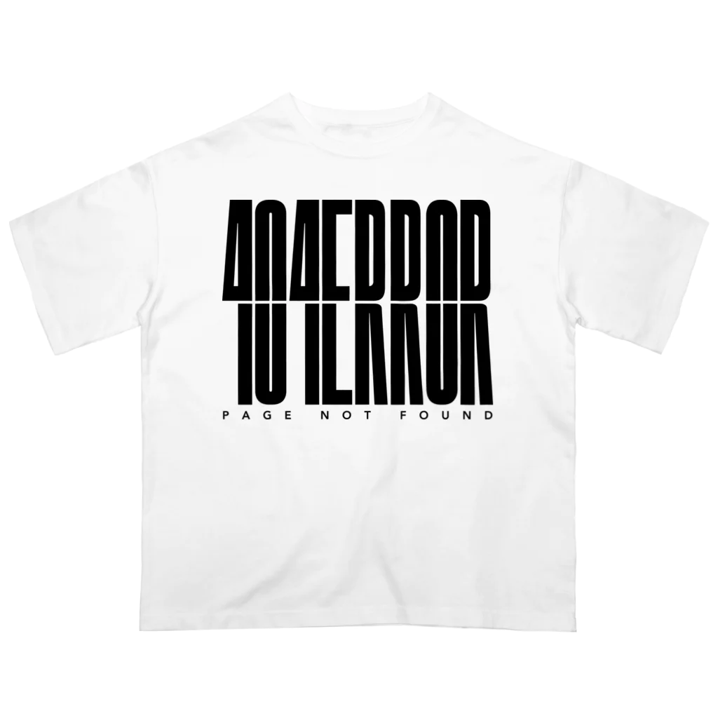 RETHELD_DESIGNの404 ERROR Oversized T-Shirt