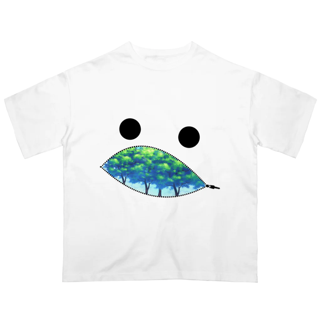 HOT★ここあのチャックくん(森) オーバーサイズTシャツ