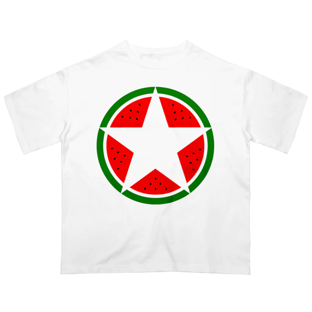 SuzutakaのSuica star オーバーサイズTシャツ