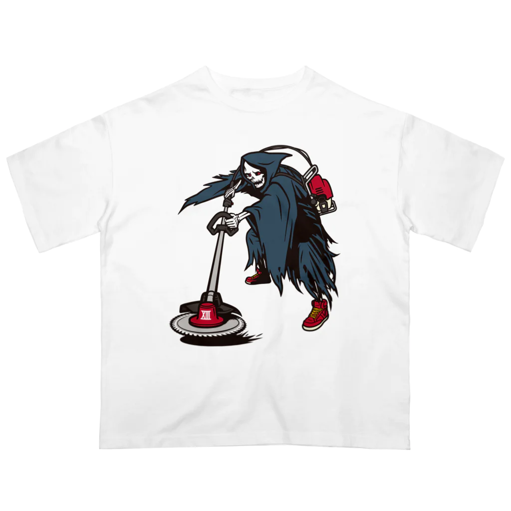 nikukoppuのthe latest Grim Reaper Oversized T-Shirt