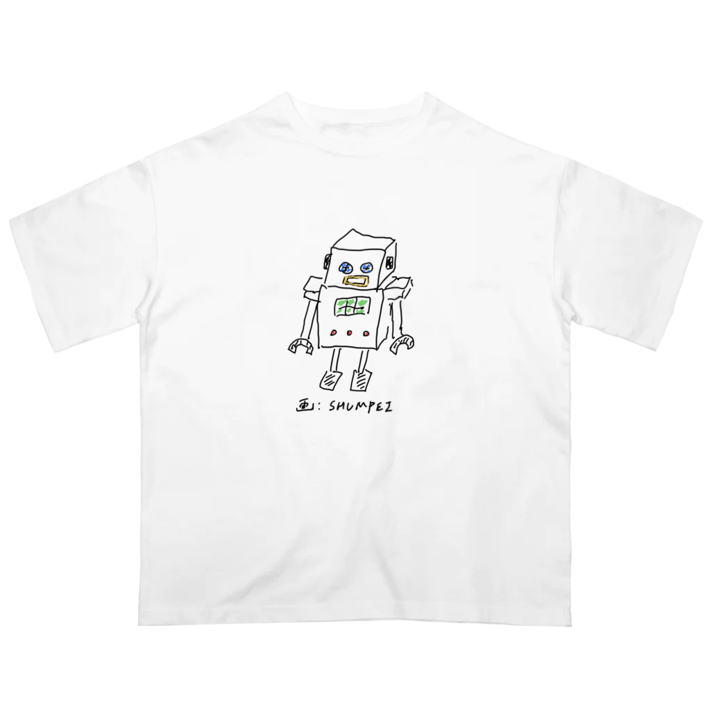 SHUMPEI PIANO CHANNELの謎ロボくん オーバーサイズTシャツ