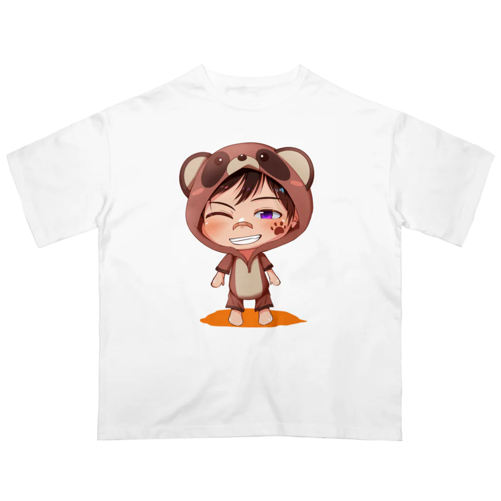 須戸コウ【腐男子ゲイvtuber】の須戸コウ_着ぐるみミニキャラVer オーバーサイズTシャツ