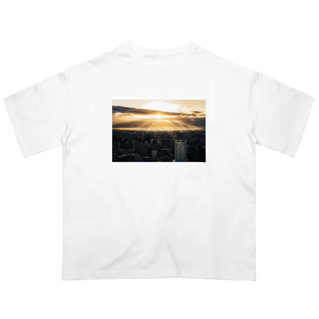 koki_photographerの天使の梯子 オーバーサイズTシャツ