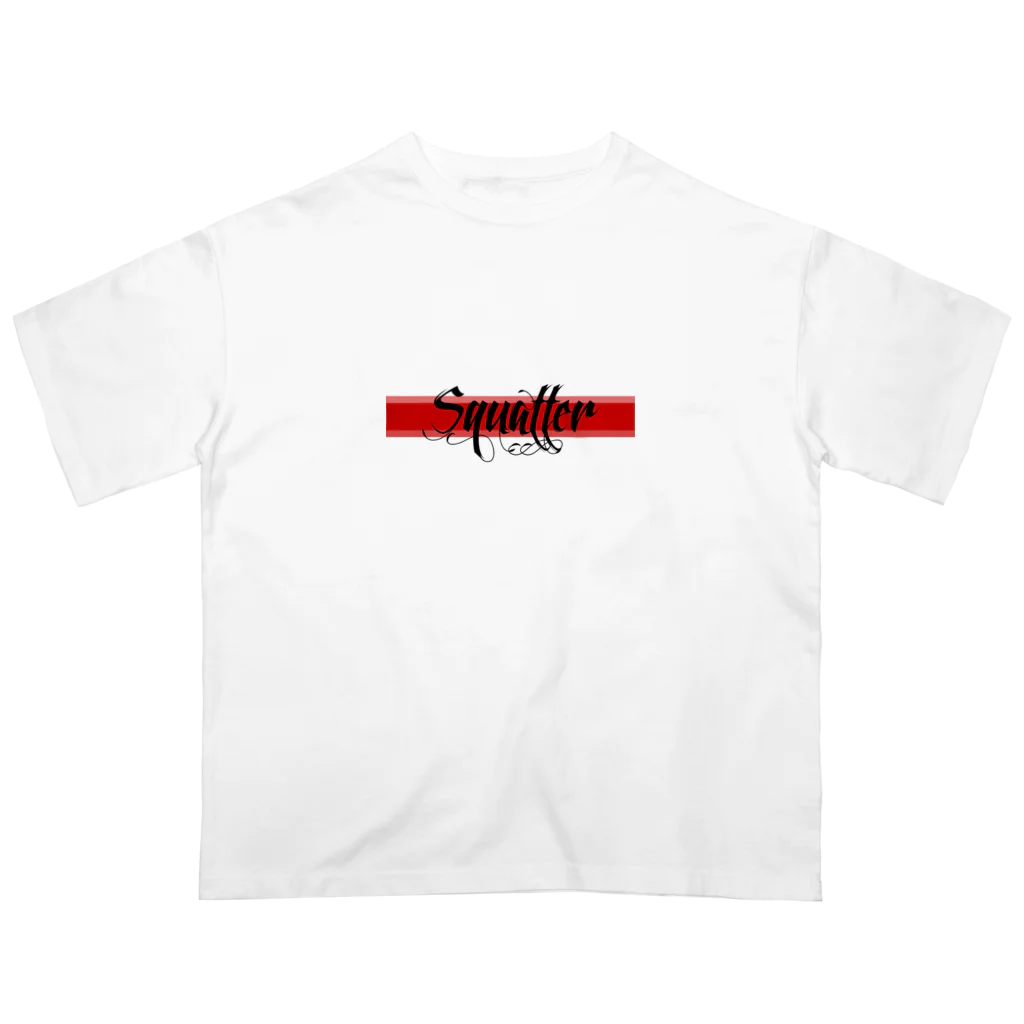 SquatterのSquatter Redline Logo Tee Oversized T-Shirt