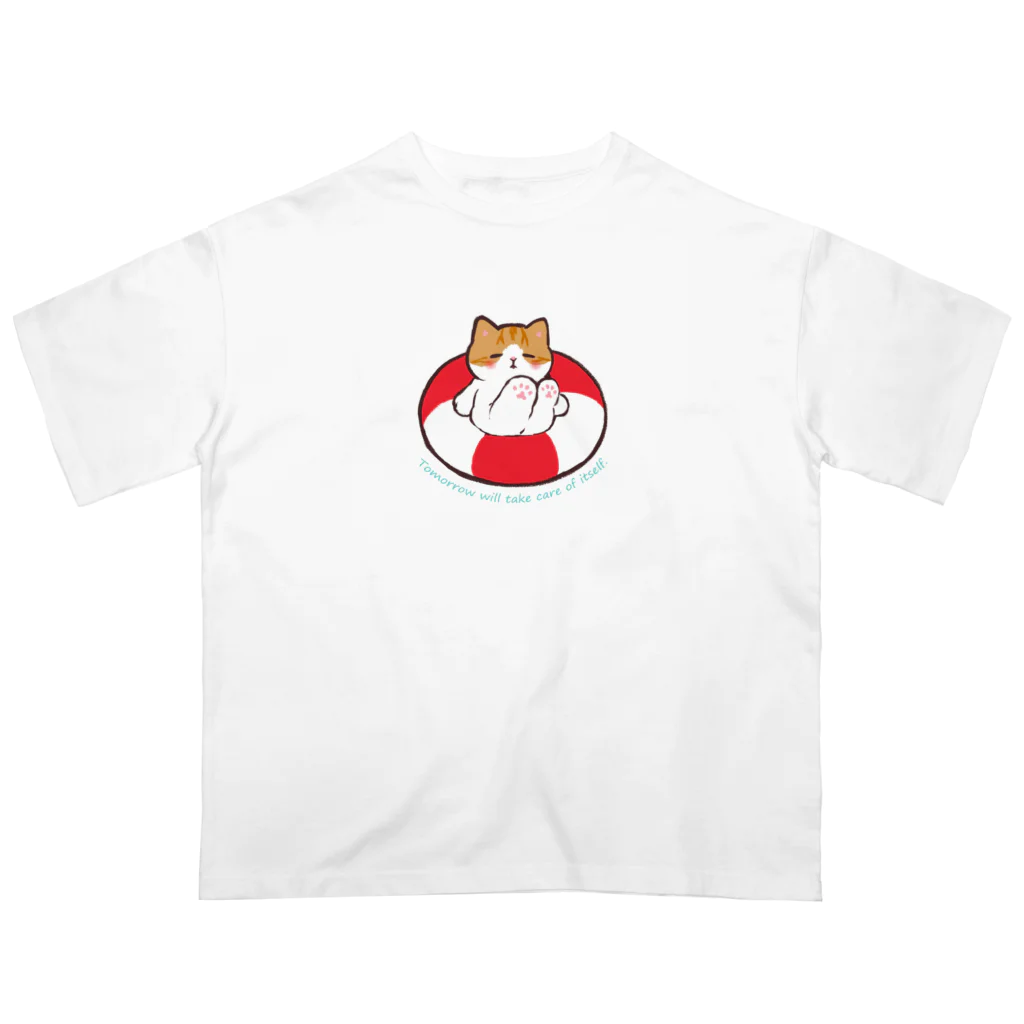 ふわにゃんshopの明日は明日の風が吹く オーバーサイズTシャツ