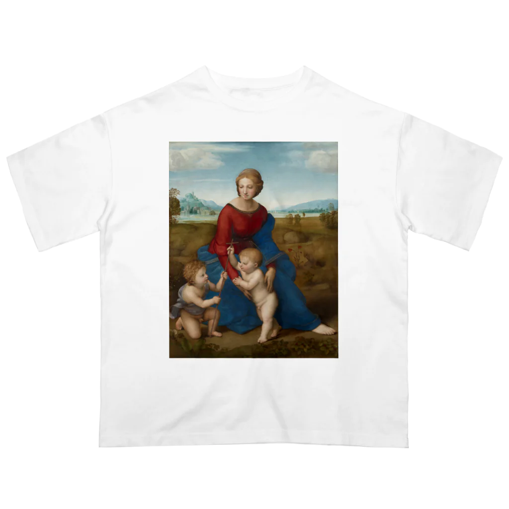 世界美術商店の牧場の聖母 / Madonna del Prato オーバーサイズTシャツ