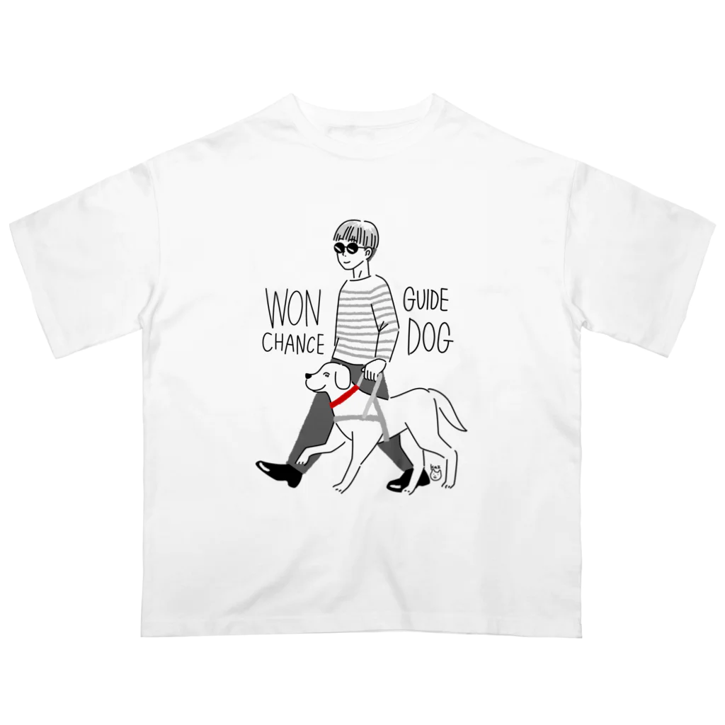 WON CHANCE ワンチャンスのBEST FRIEND GUIDE DOG Oversized T-Shirt