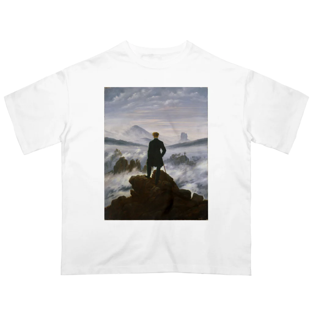 世界美術商店の雲海の上の旅人 / Wanderer above the Sea of Fog オーバーサイズTシャツ