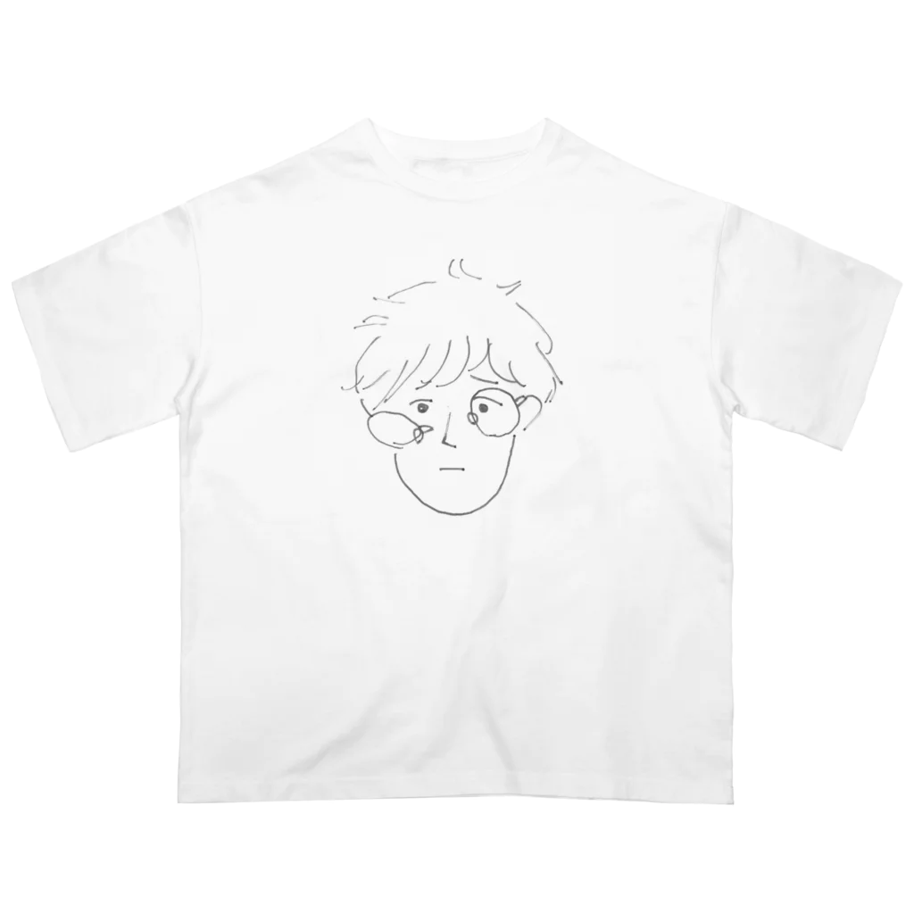 さのみきひとショップのBroken glasses Oversized T-Shirt