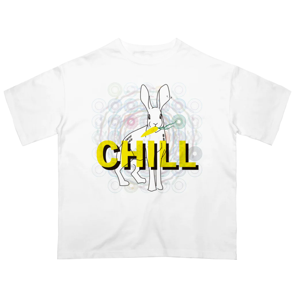 rabbit & bunniesのCHILL_RABBIT オーバーサイズTシャツ