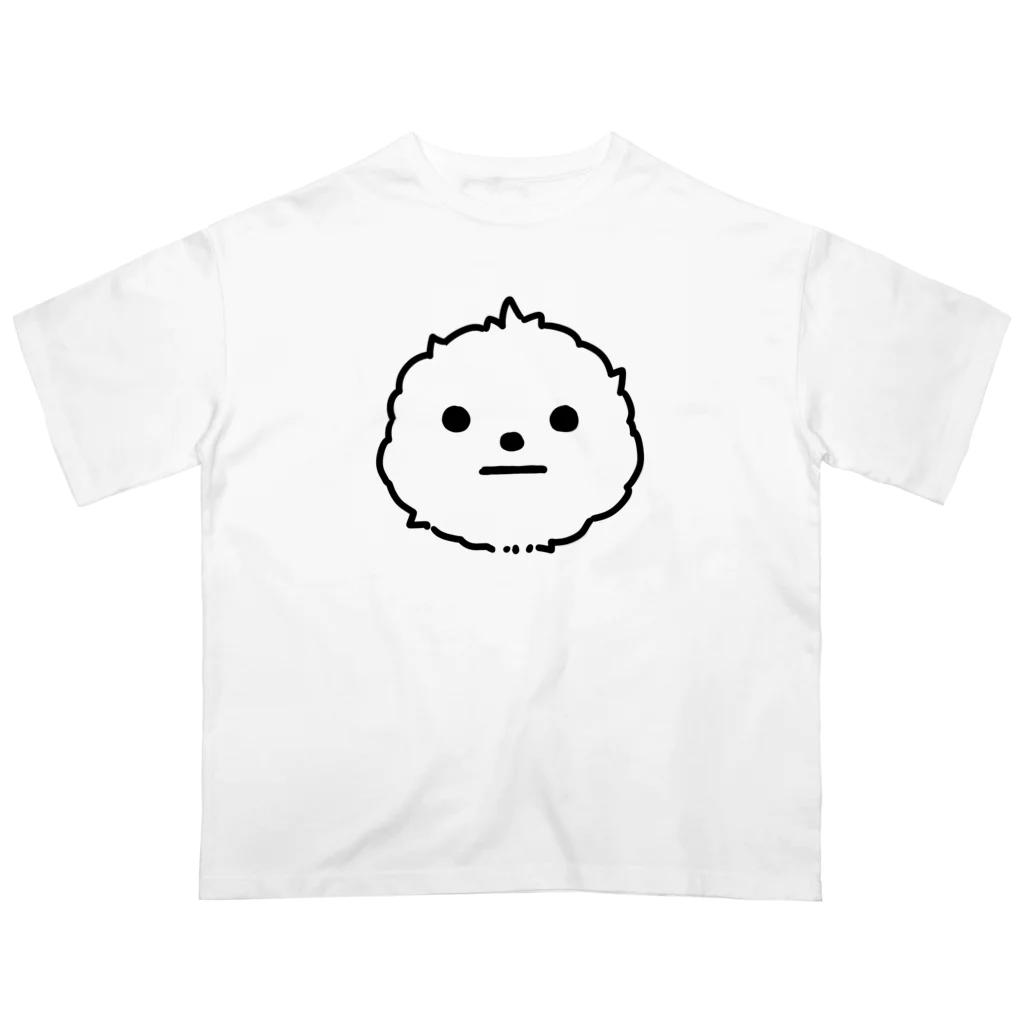 Mameyudoufuの【BIG】真顔まめゆ (Tシャツ) オーバーサイズTシャツ