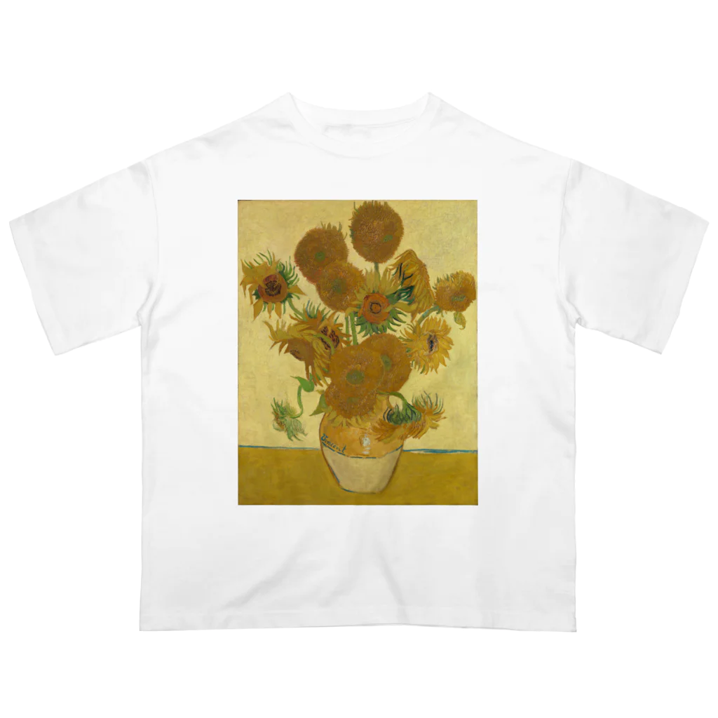 世界美術商店のひまわり / Sunflowers オーバーサイズTシャツ