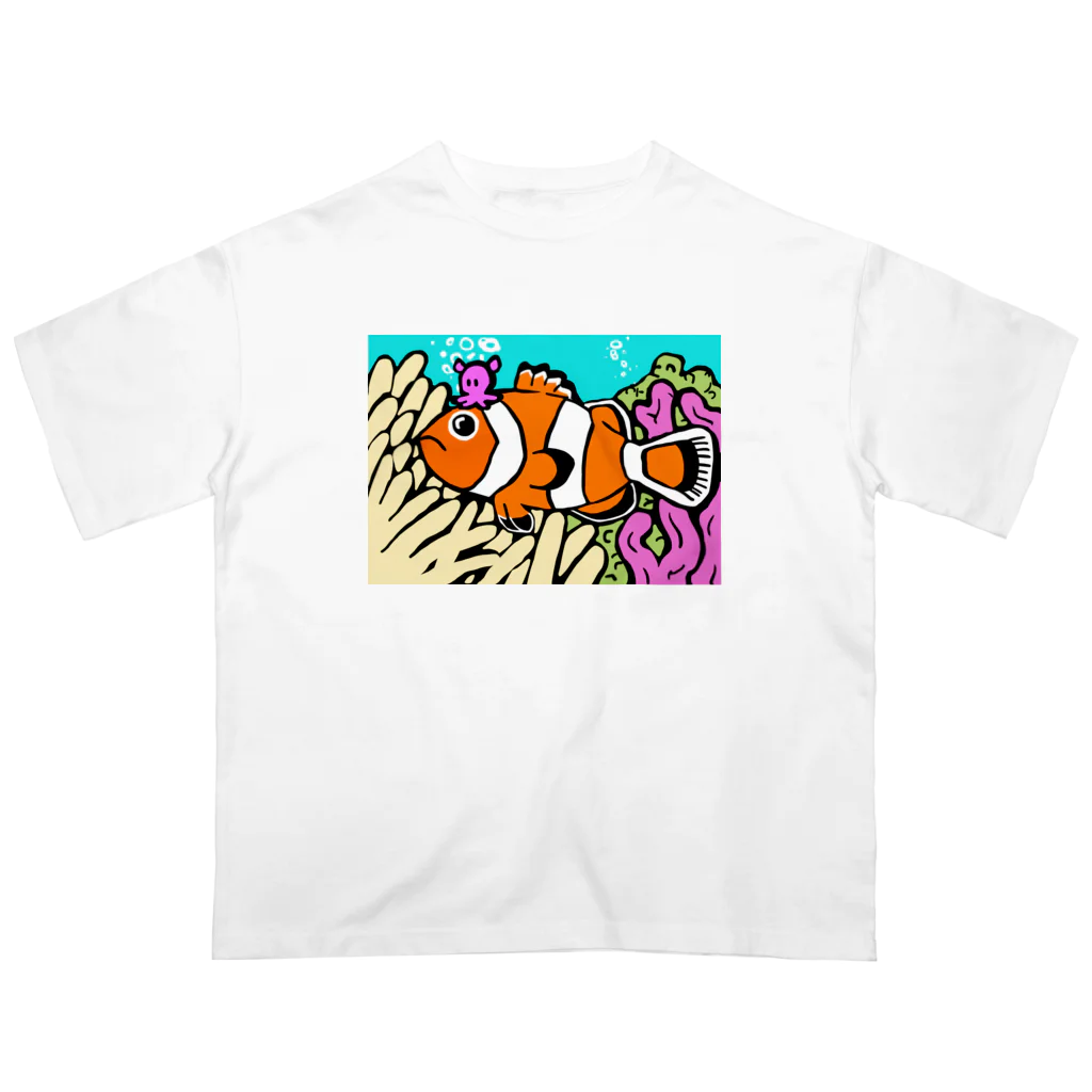 サブカルビジネスセンター尼崎のずっと友達 Oversized T-Shirt