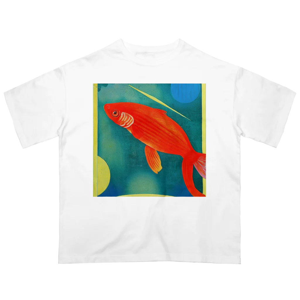 Danke Shoot Coffeeの流星金魚 Oversized T-Shirt