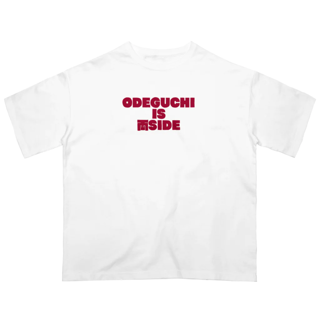 ドコムス刷りのお出口イズ両サイド Oversized T-Shirt