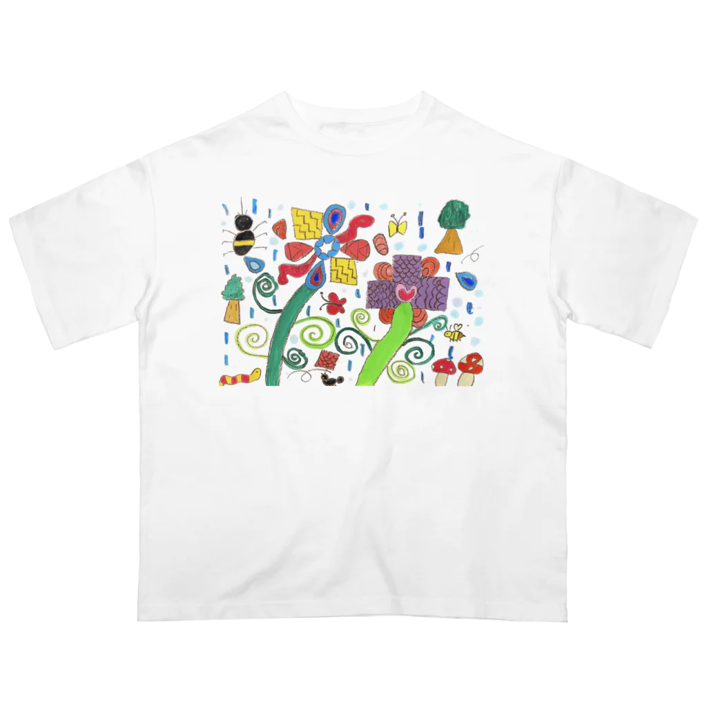 KATSUYA824のポップなHANA オーバーサイズTシャツ