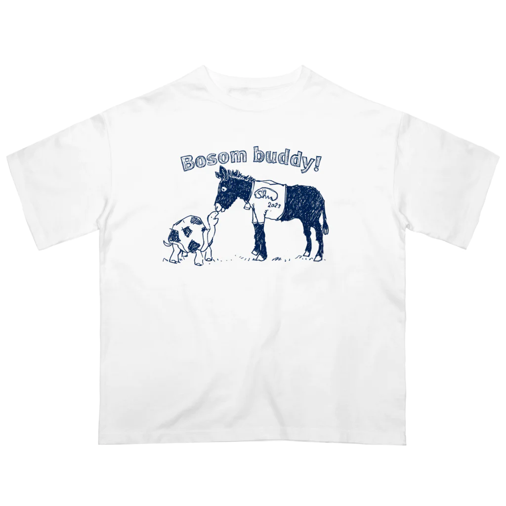 まつもトイズのロバ君とカメさん Oversized T-Shirt