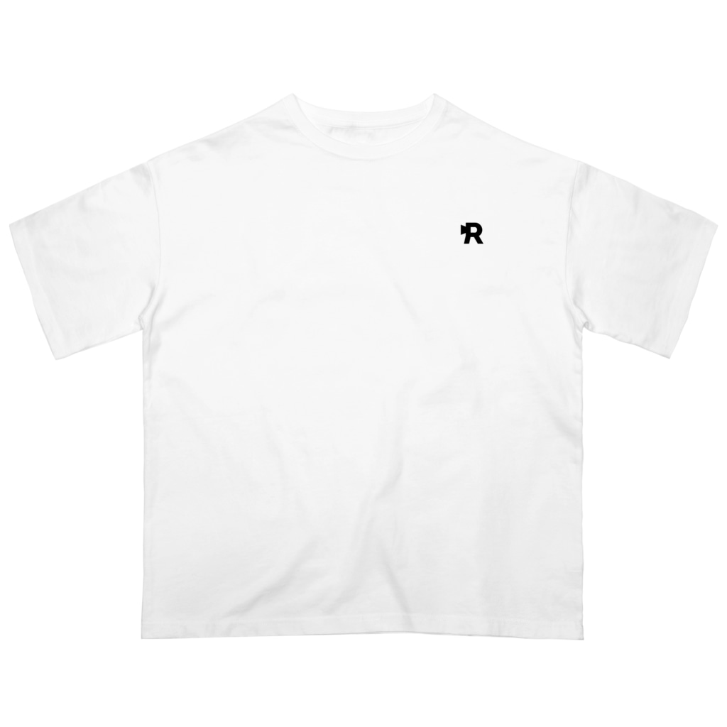 リクライブ公式の2023SS／Rブラックロゴ Oversized T-Shirt
