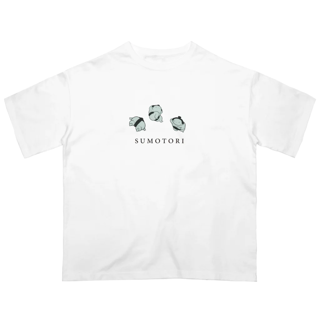 東京モノノケのSUMOTORI　ホワイト オーバーサイズTシャツ