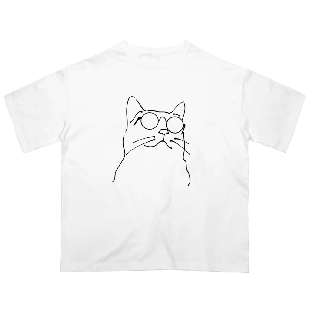 ポップトーンの吾輩は猫である。 オーバーサイズTシャツ